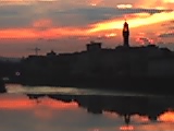 Tramonto sull' Arno